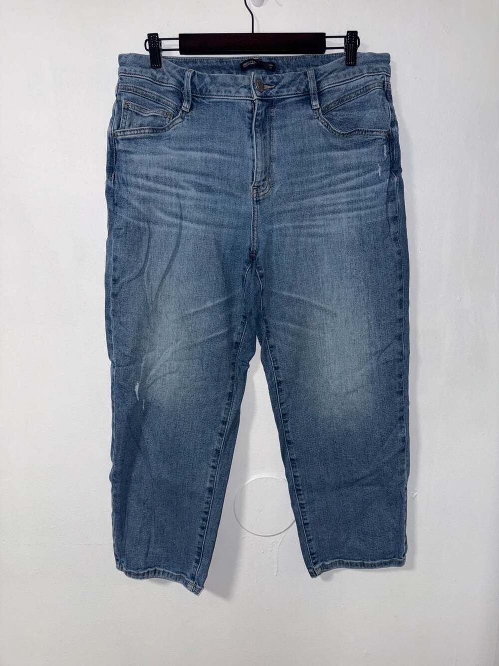 Simply Vera Wang Crop Jeans Size 14 Blue Denim